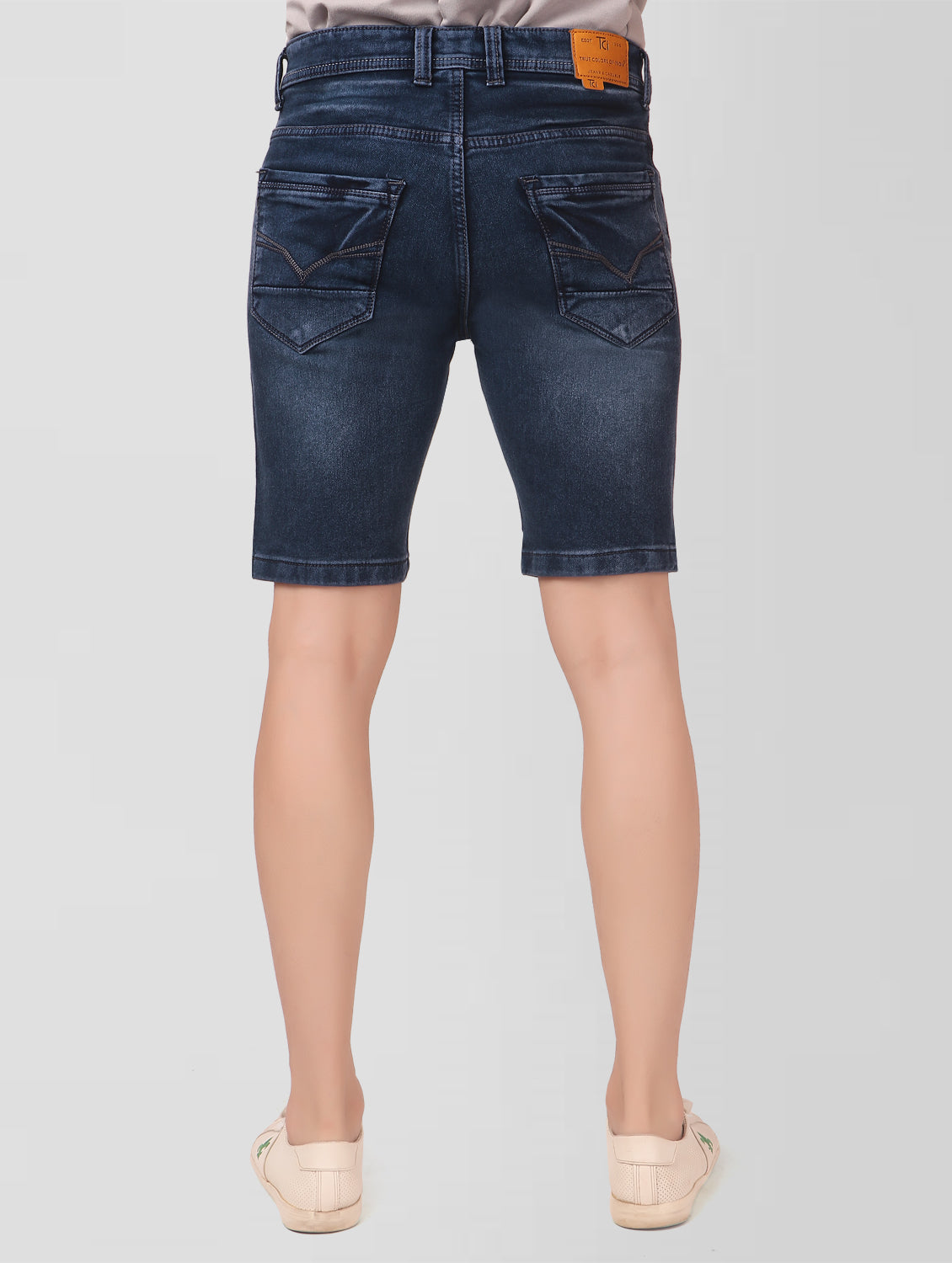 True Colors of India®️ (TCI) Men Dark Blue Regular Shorts