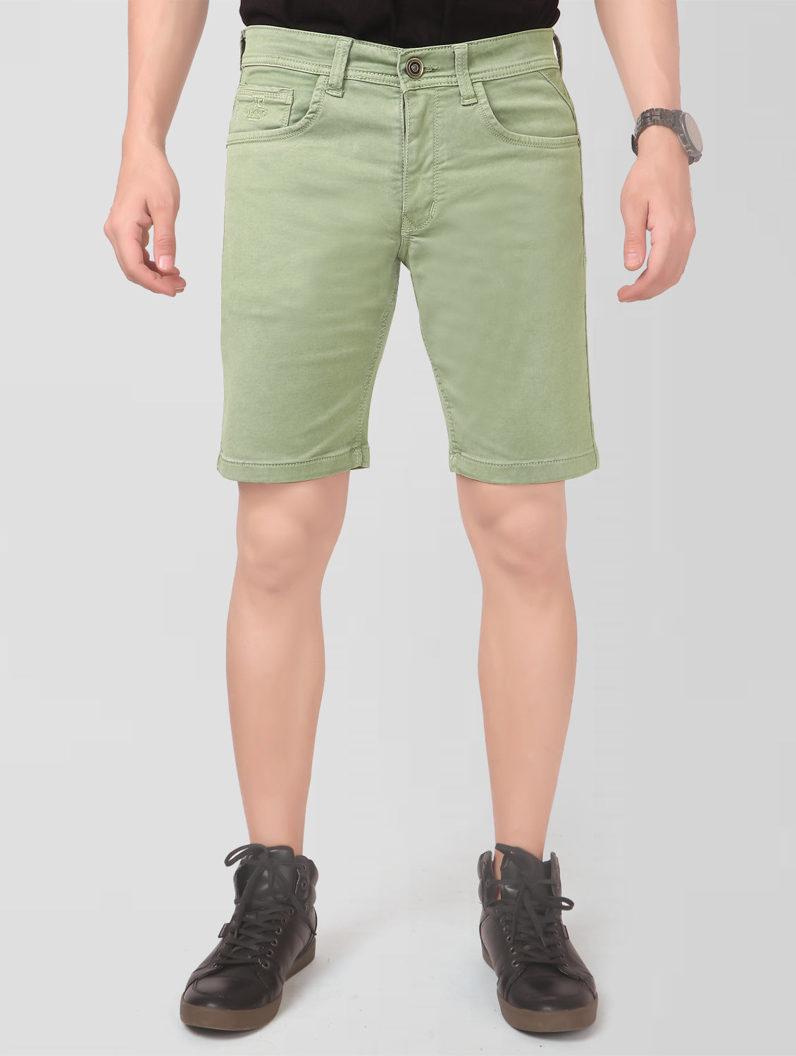 True Colors of India®️ (TCI) Men Light Pista Regular Shorts