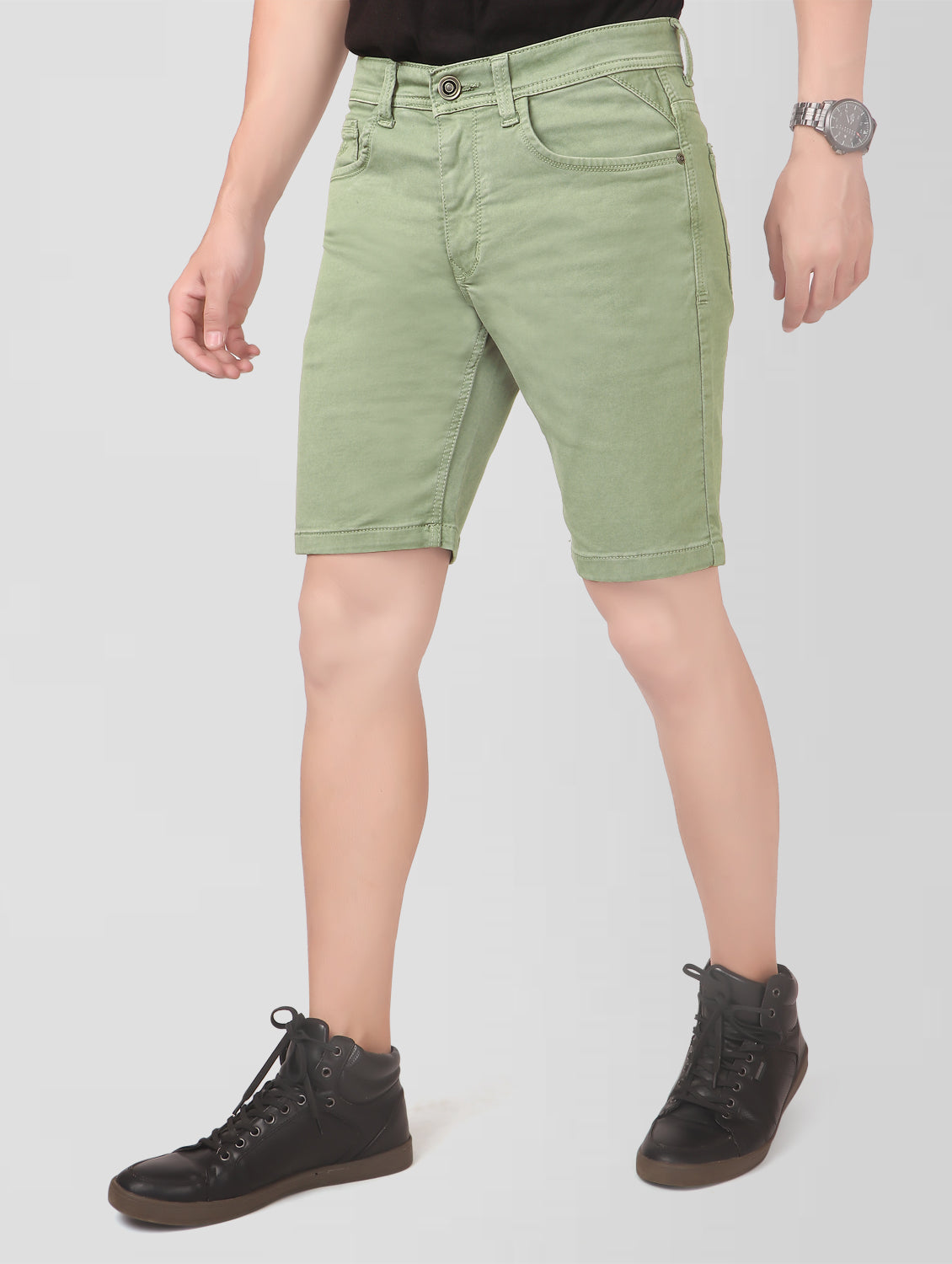 True Colors of India®️ (TCI) Men Light Pista Regular Shorts