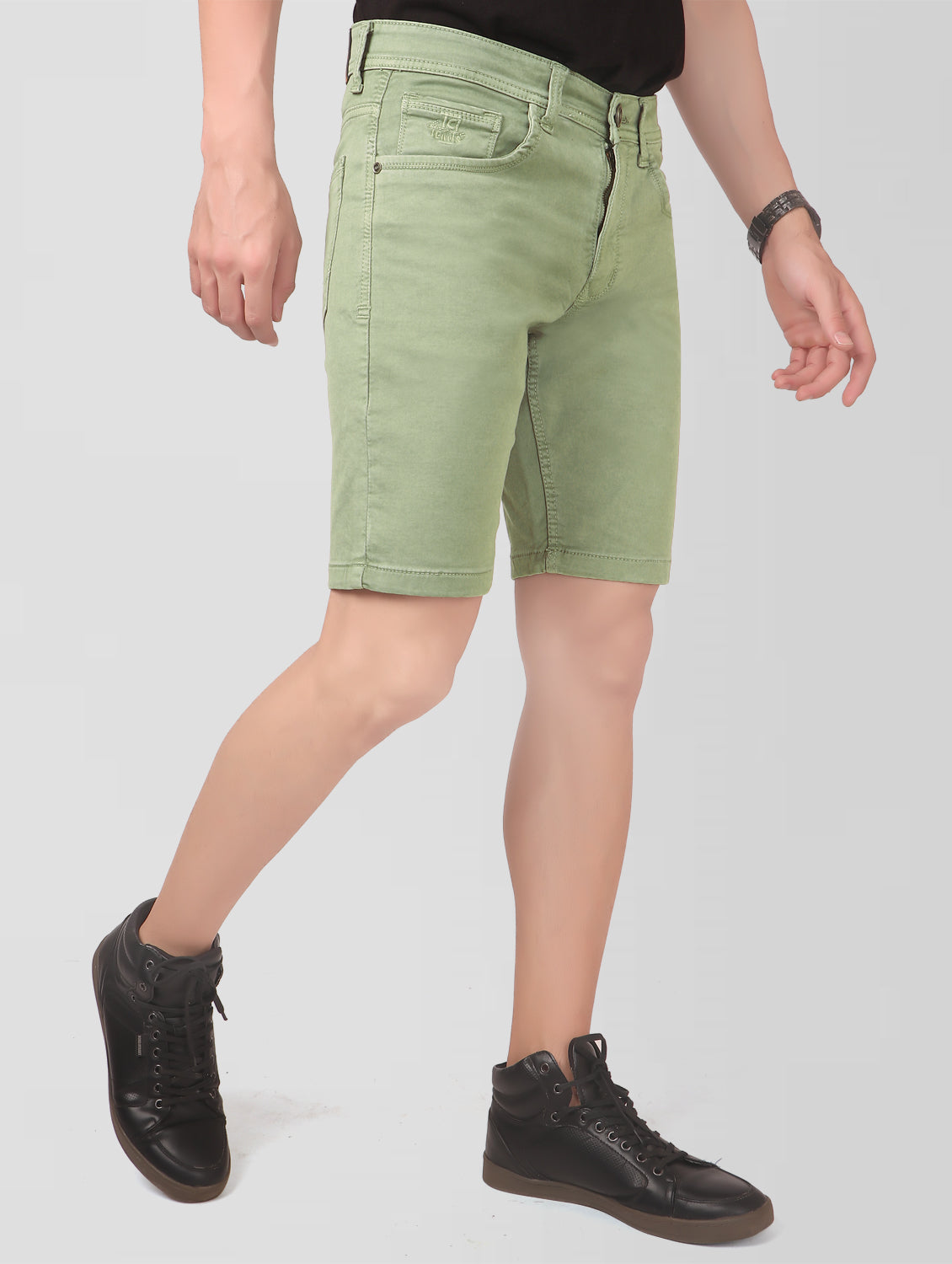 True Colors of India®️ (TCI) Men Light Pista Regular Shorts