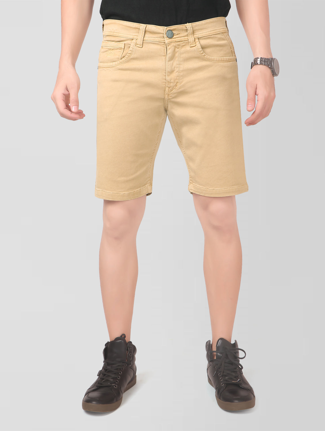 True Colors of India®️ (TCI) Men Beige Regular Shorts