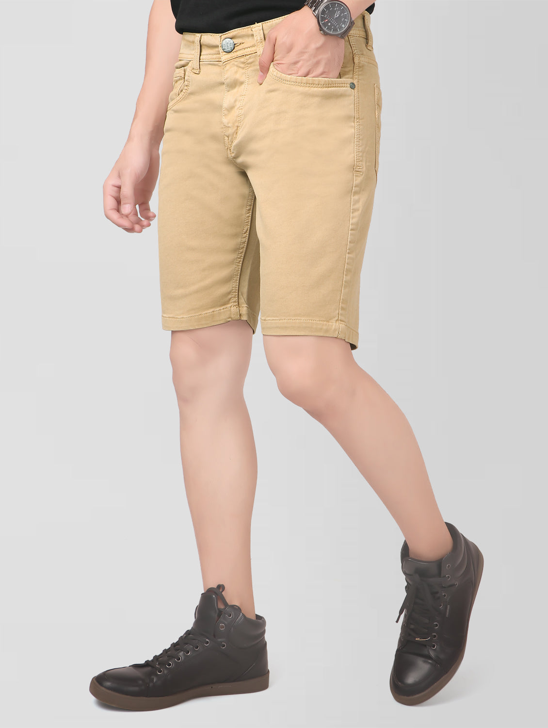 True Colors of India®️ (TCI) Men Beige Regular Shorts