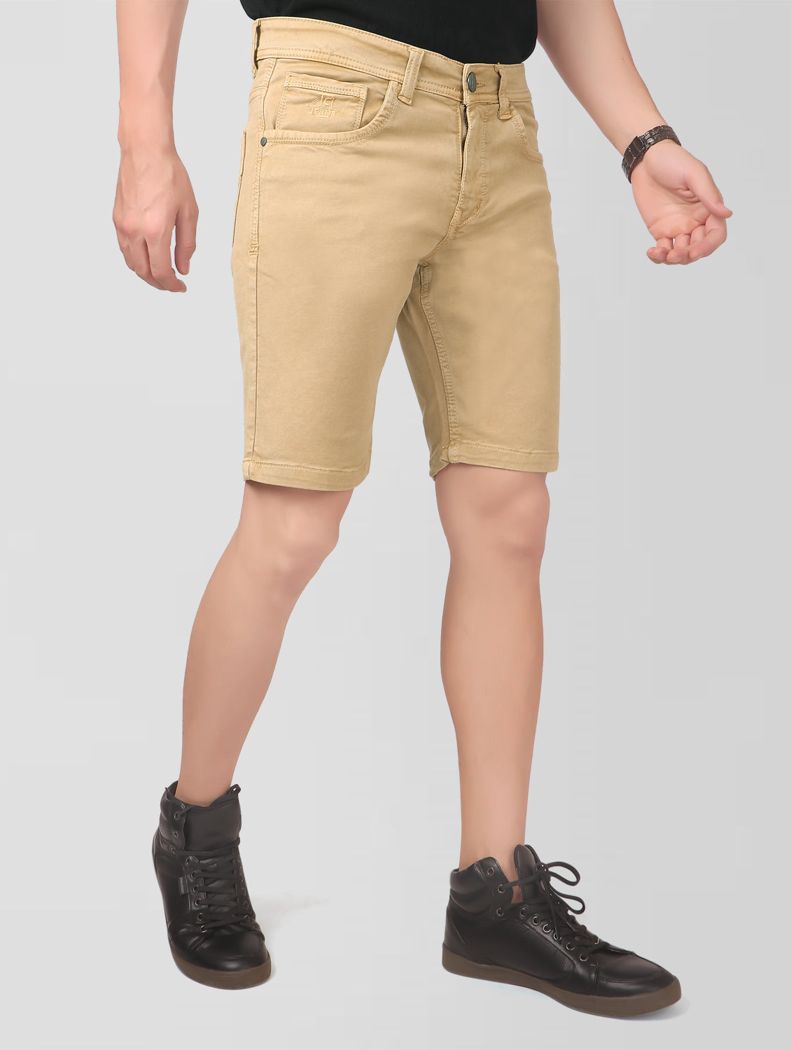 True Colors of India®️ (TCI) Men Beige Regular Shorts