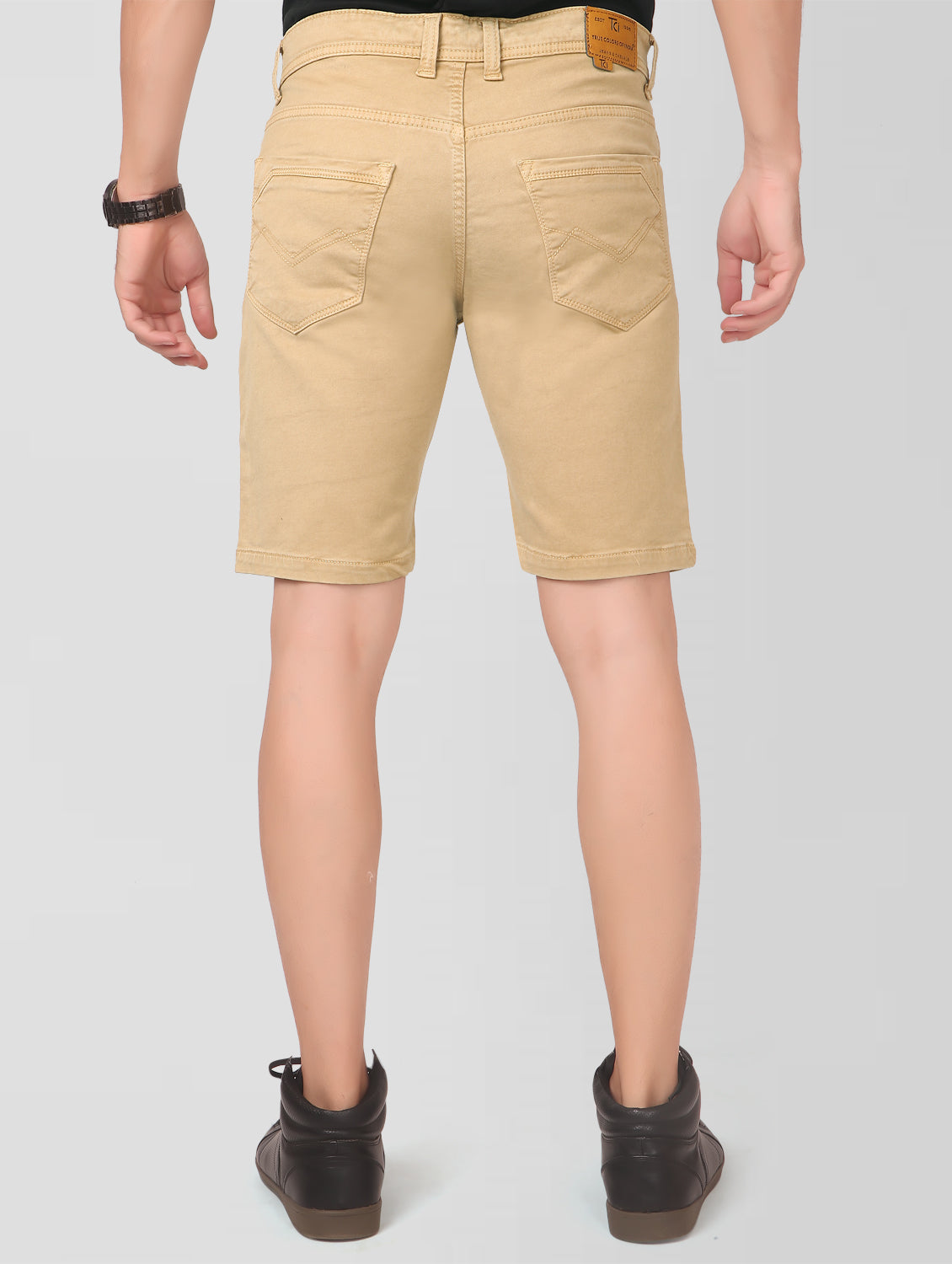 True Colors of India®️ (TCI) Men Beige Regular Shorts