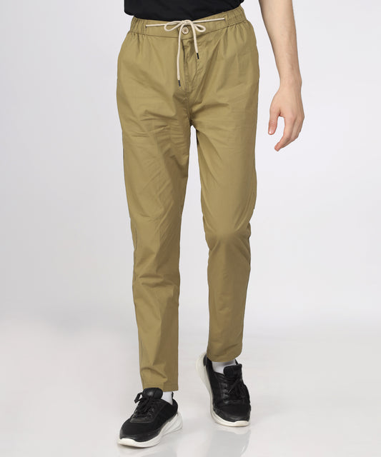 TCI Men’s Khaki Comfort Fit Cotton Trouser displayed.